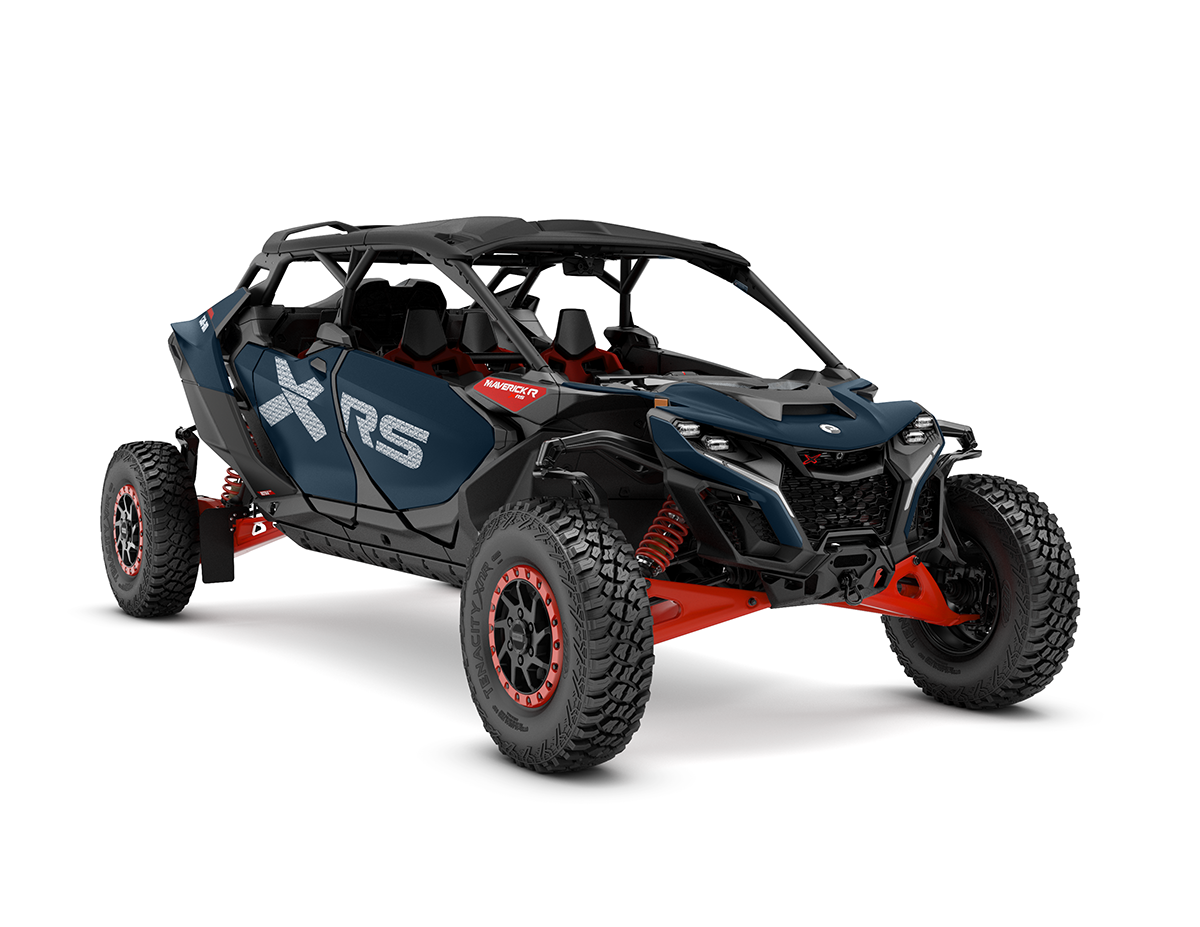 ORV SSV MY25 Maverick R MAX XRSSAS MillNT Dusty Navy Legion Red 0007DSW00 Studio 34FR NA